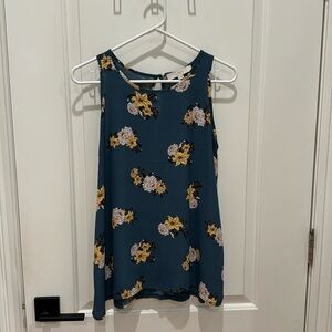 Size M Floral Tank Top